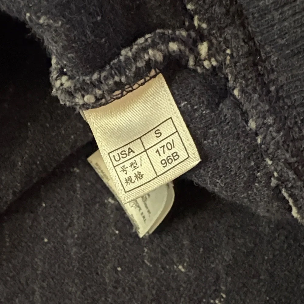 Brooks Brothers Men's Dark Blue Quilted Crewneck Sweatshirt - Picture 6 of 8